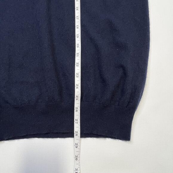 Enzo Mantovani Sweater Mens XL Cashmere Elbow Patch Pullover Italy - Picture 6 of 10